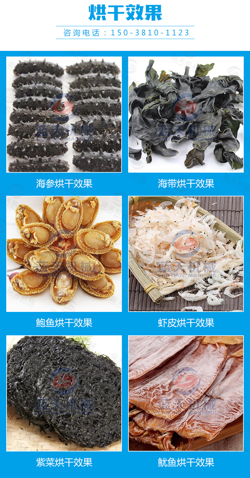 海鮮烘干機(jī)烘干效果